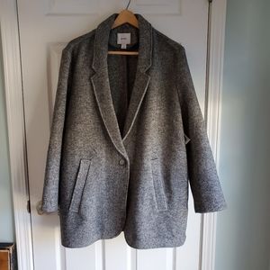 NWT - Oversized Wool Blend Coat